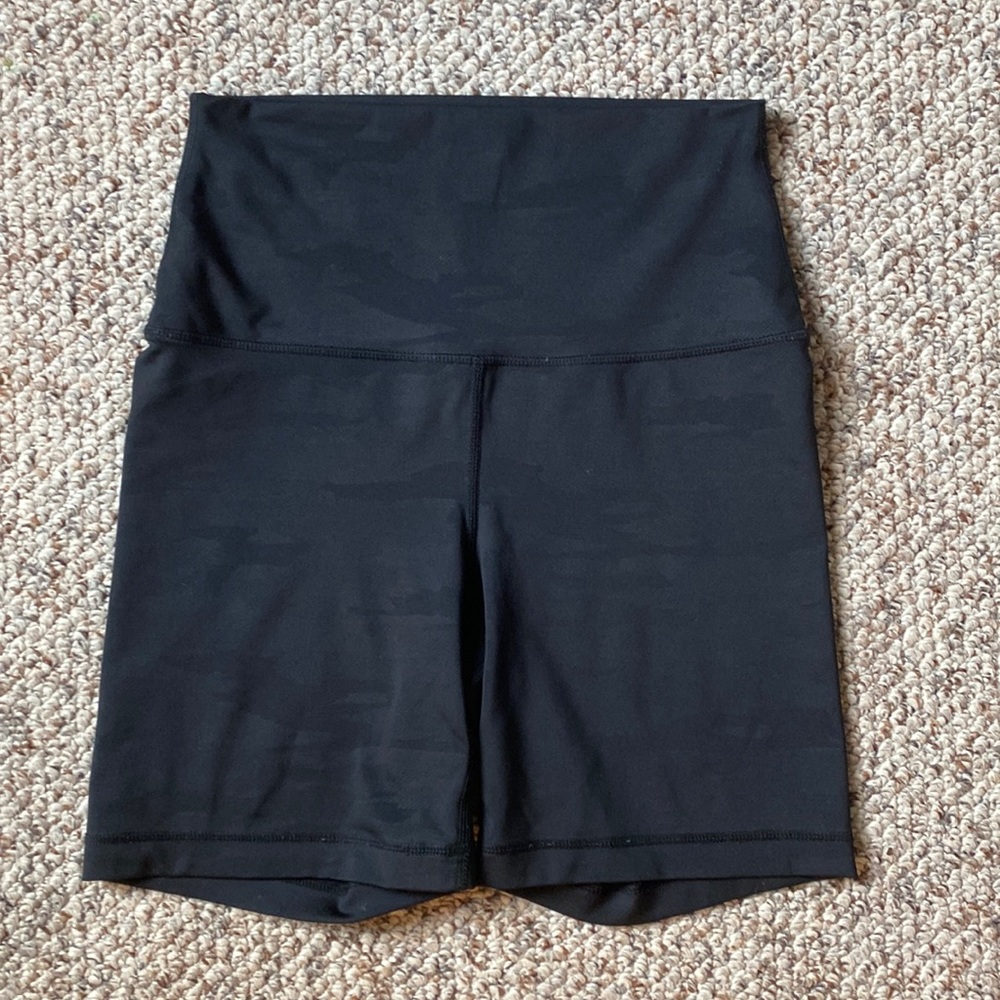 Black camo high waisted spandex